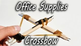 How to Make Office Supplies Crossbow [upl. by Idaline749]