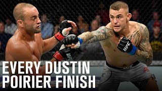 Every Dustin Poirier Finish [upl. by Bigner336]