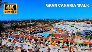 Gran Canaria Playa del Ingles to Maspalomas Campo Internacional 🔴 April 2021 Cordial Green Golf [upl. by Jacynth]