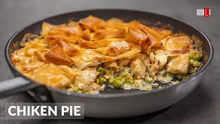 Chicken Filo Pastry Pie  Food Channel L Recipes [upl. by Johnstone]