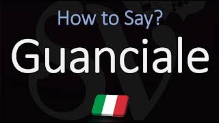 How to Pronounce Guanciale CORRECTLY [upl. by Etnaik]