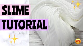 HOW TO MAKE SLIME Simple amp Easy Slime Recipe  2 Minute Easy Slime Tutorial Glue and Borax Slime [upl. by Berkie923]