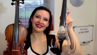 ELECTRIC Violin  ACOUSTIC Violin Differences amp Review [upl. by Dowski]