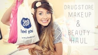 Drugstore Makeup amp Beauty Haul  Zoella [upl. by Linus]