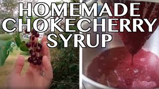 From Tree to Table Grandma Makes CHOKECHERRY SYRUP [upl. by Vitkun]