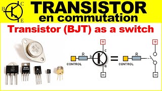 Fonctionnement et calculs du transistor en mode commutation électronique débutants [upl. by Noiz319]