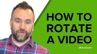 Rotate a Video Quick amp Easy [upl. by Aivataj]