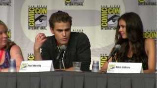 EW The Vampire Diaries Live Interview Comic Con 2012 [upl. by Bower]