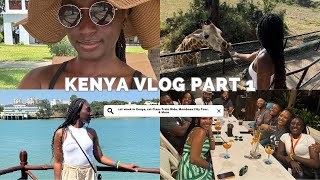 Kenya Vlog Part 1 Luxury Train Ride from Nairobi Mombasa City Tour amp Sunset Boat Tour  ESIKOKUI [upl. by Nnylahs591]