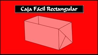 Caja Fácil Rectangular [upl. by Jobina]