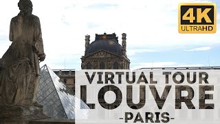 Louvre Museum Tour 4k Paris France [upl. by Dygert]