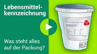 LebensmittelKennzeichnung erklärt Was steht auf der Verpackung [upl. by Phelps]