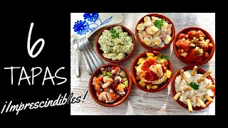 6 TAPAS Imprescindibles ✅  GUILLE RODRIGUEZ [upl. by Adnorhs508]