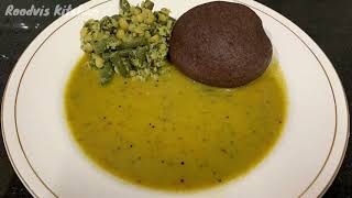 Beans Dill leaves palya amp Bassaru  Sabsige Soppu Beans Bassaru  Lunch Recipe  South Indian Meal [upl. by Amitak532]