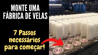 Como montar uma pequena fábrica de velas [upl. by Kos]