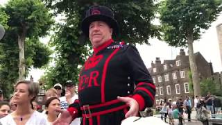 Beefeater Imitates Trump during guided tour around the Tower of London [upl. by Burr]