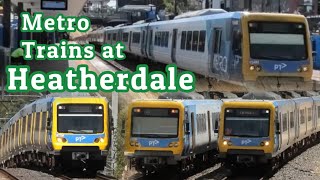 Metro Trains at Heatherdale [upl. by Netnerb631]