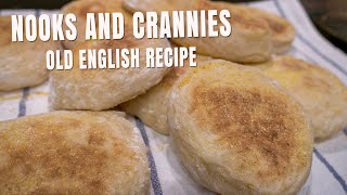 Homemade English Muffins With Nooks And Crannies  Best English Muffin Recipe  Chef James [upl. by Issor]