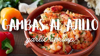 Gambas al Ajillo Recipe Garlic Shrimp [upl. by Fillender]