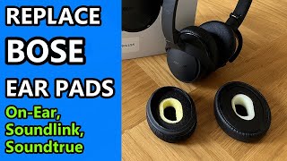 How To Replace Bose EarPads [upl. by Hgierb]