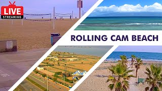 🔴 Rolling Cams Beach  Only Beach Live Cam around the World [upl. by Haimerej195]