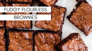 FUDGY Flourless Brownies Gluten Free [upl. by Dorej962]