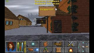 The Elder Scrolls Daggerfall PCDOS 1996 Bethesda softworks [upl. by Burrill]