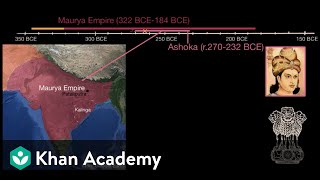 Chandragupta Ashoka and the Maurya Empire  World History  Khan Academy [upl. by Batish]