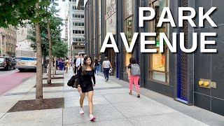 NEW YORK CITY Walking Tour 4K  PARK AVENUE [upl. by Giuliana969]