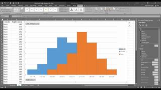 How To Create an Overlapping Histogram in Excel [upl. by Pena]