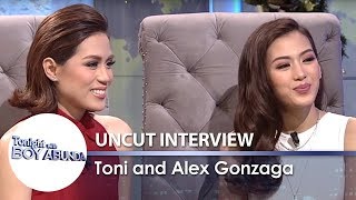 TWBA Uncut Interview Toni amp Alex Gonzaga [upl. by Ayala]