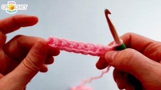 Learn The Single Crochet Foundation Row  Crochet Quick Fix [upl. by Averil]