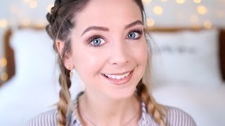 My Everyday Makeup Routine  Zoella [upl. by Dnalevelc]