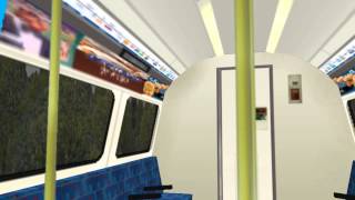 OpenBve Jubilee Line Canons Park To Queensbury Realistic Sounds 1996 Stock [upl. by Dafodil]