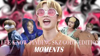 LeeKnow finding SKZ gods edition moments [upl. by Swehttam]