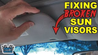 How To Fix A Broken Sun Visor In Your Vehicle Andy’s Garage Episode  189 [upl. by Ysnap]