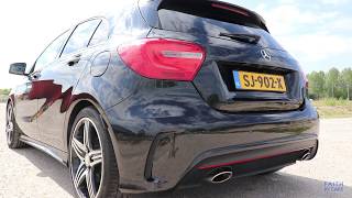 Mercedes A250 sound  acceleration  revs  drive by [upl. by Walburga814]