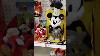 Steamboat Willie Mickey Mouse 90th Anniversary with Sound plush [upl. by Fanechka]