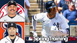 New York Yankees vs Detroit Tigers  Spring Training Highlights  3324 [upl. by Margreta]