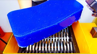 Jelly VS Shredding Machine Awesome Video [upl. by Atiuqrahc]