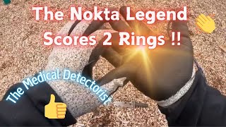 Metal Detecting 2 Unusual Rings with the Nokta Legend [upl. by Selimah104]