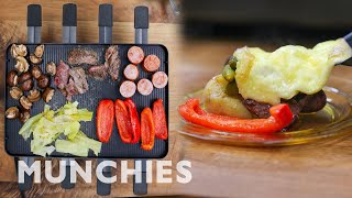 How To Make A Cheesy Raclette Dinner Spread [upl. by Sedinoel]