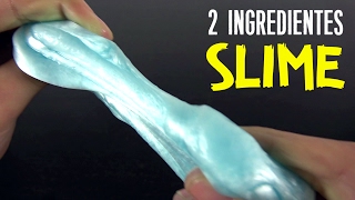 SLIME CON SOLO 2 INGREDIENTES [upl. by Haslett802]