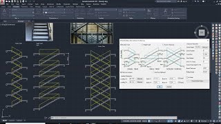 AutoCAD YQArch Plugin Section Of Staircase [upl. by Zere]