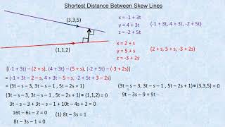 Shortest Distance Between Skew Lines [upl. by Schug]