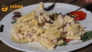 Jednostavan brzi ručak 10 minuta posla Quick Lunch Recipe  Sašina kuhinja [upl. by Beller419]