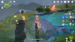 How to Solve 8 Statues Puzzle on Wuwang Hill Peak Mountain  Genshin Impact [upl. by Hesketh943]