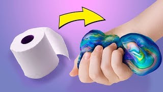 12 INCREÍBLES MANUALIDADES CON SLIME [upl. by Ecirpac868]