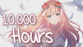 Nightcore  10000 Hours  Lyrics [upl. by Tterej]