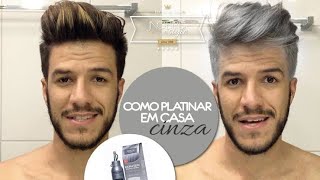 TUTORIAL COMO PLATINAR O CABELO EM CASA  CINZA  JADSON NOBRE [upl. by Nostaw827]